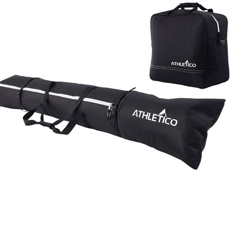 <strong>Athletico</strong> Two-Piece <strong>Ski</strong> and Boot <strong>Bag</strong> Combo | Store & Transport <strong>Skis</strong> Up to 200 cm and Boots Up to Size 13 | Includes 1 <strong>Ski Bag</strong> & 1 <strong>Ski</strong> Boot <strong>Bag</strong> 4. . Athletico ski bag